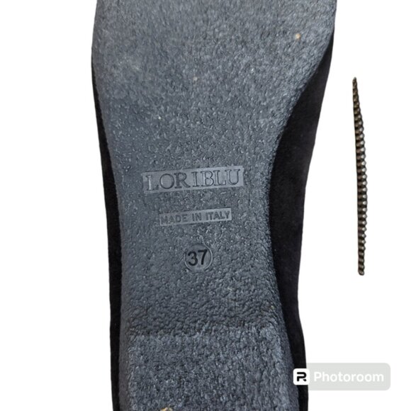 Loriblu ballet flats Slip-on Size 37 EU black suede - Picture 7 of 7